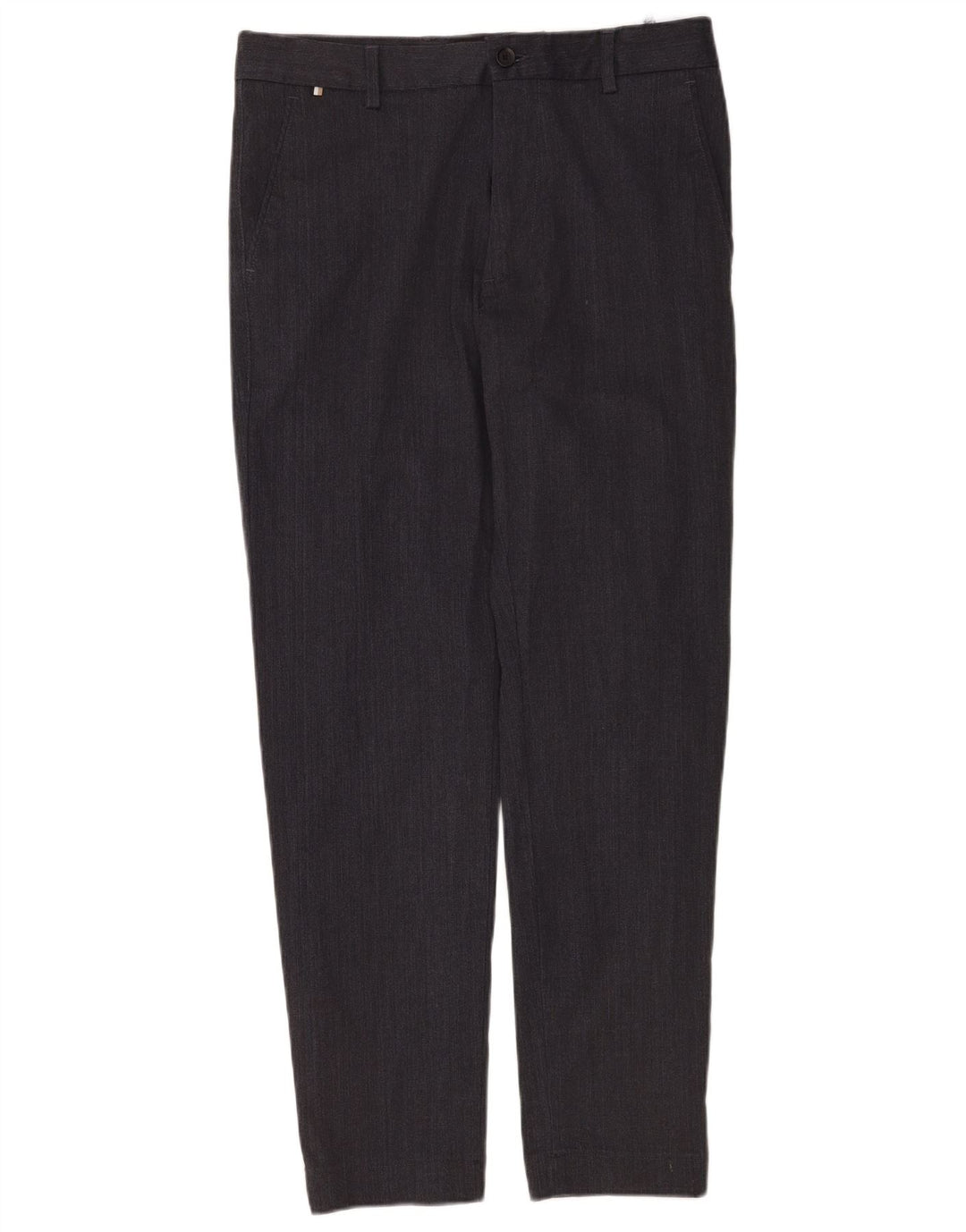 Pantaloni chino vestibilità regolare Kane da uomo Hugo Boss W30 L32 poliestere grigio