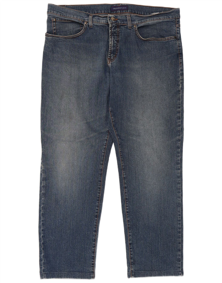 Jeans Straight Uomo Trussardi W44 L30 Cotone Blu