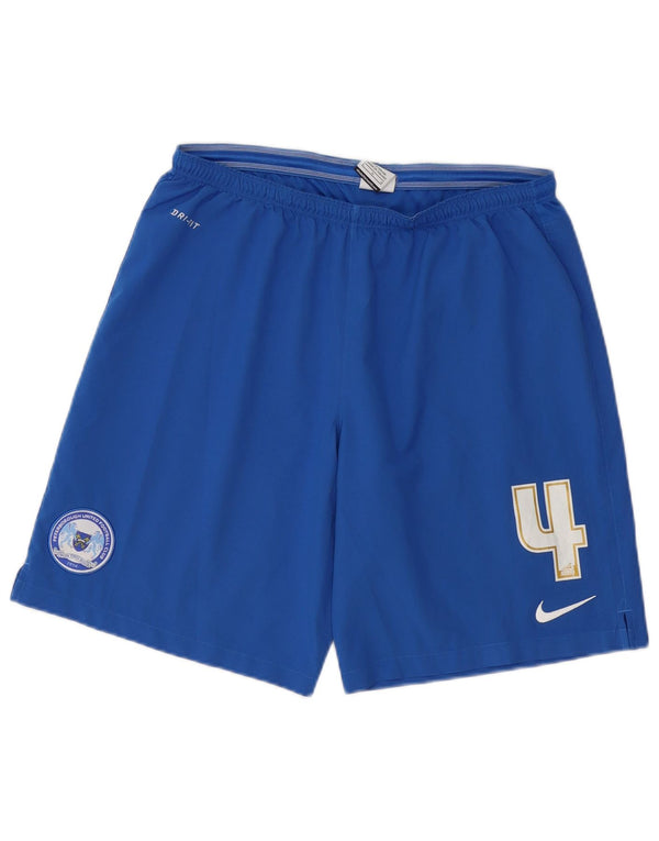 Nike Peterborough United F.C. da uomo Pantaloncini sportivi grandi color block blu