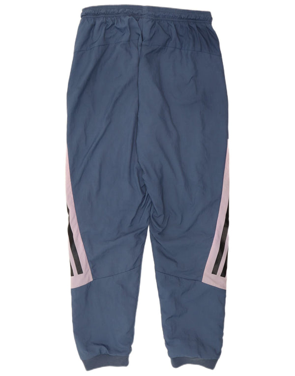 Adidas Pantaloni da tuta da uomo Joggers Sport in poliestere blu medio