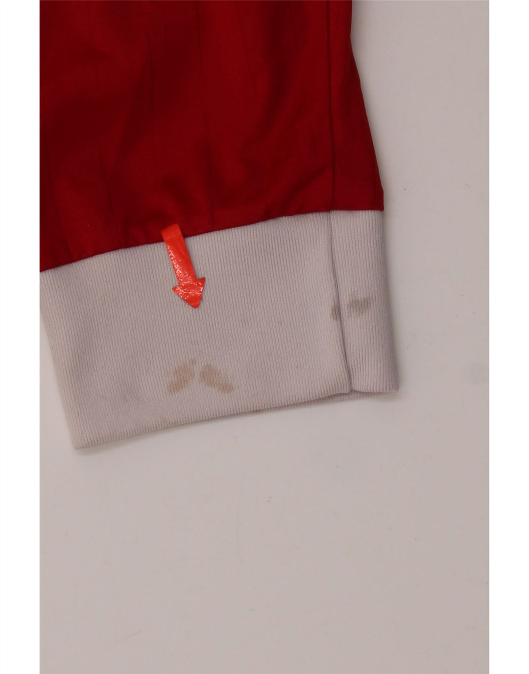 Adidas Uomo Climalite Top manica lunga 2XL Rosso Poliestere