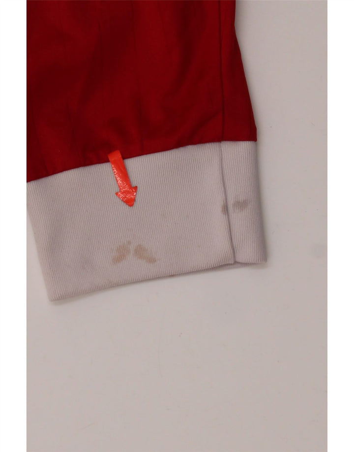 Adidas Uomo Climalite Top manica lunga 2XL Rosso Poliestere