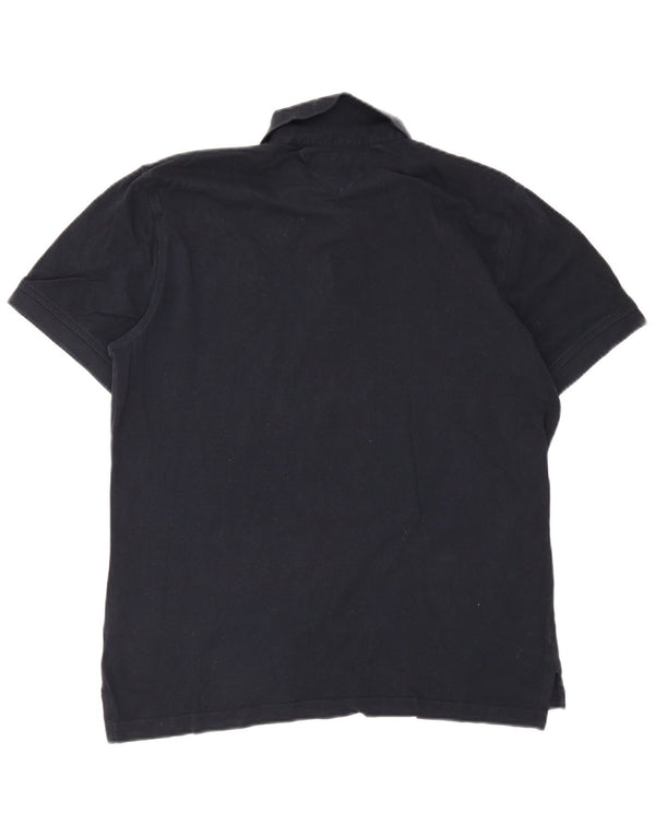Polo da uomo vestibilità regolare Tommy Hilfiger Large in cotone blu navy