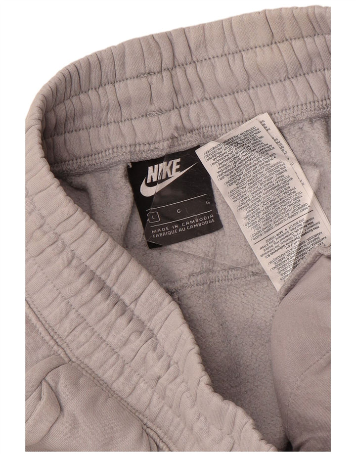 Pantaloni da tuta da uomo Nike Joggers grandi in cotone grigio