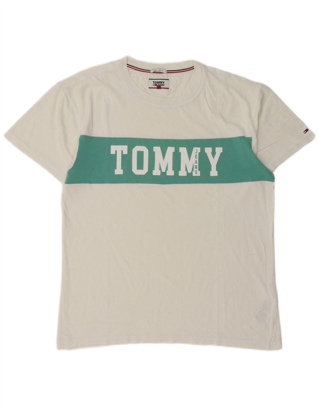 T-shirt grafica da uomo Tommy Hilfiger Top color bianco medio