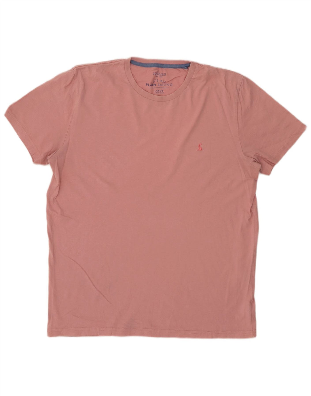JOULES T-shirt da uomo Top grande in cotone rosa