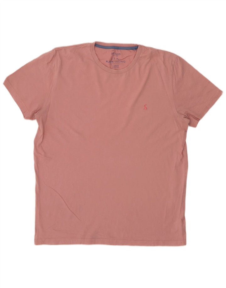 JOULES T-shirt da uomo Top grande in cotone rosa