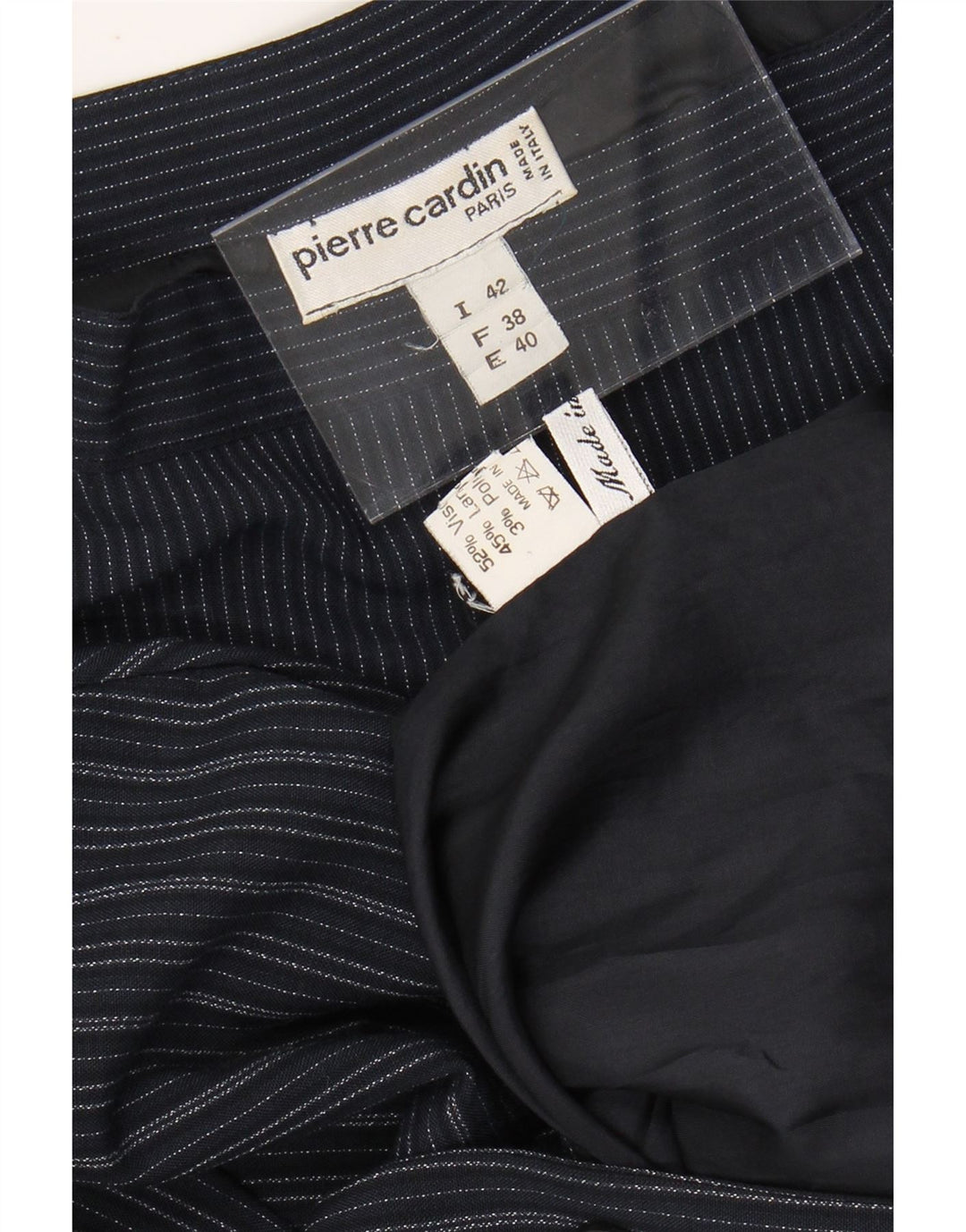 PIERRE CARDIN Set gonna 2 pezzi da donna IT 42 medio W25 L20 blu navy