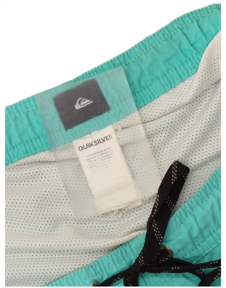 Pantaloncini da bagno da uomo Quiksilver Large turchese poliestere