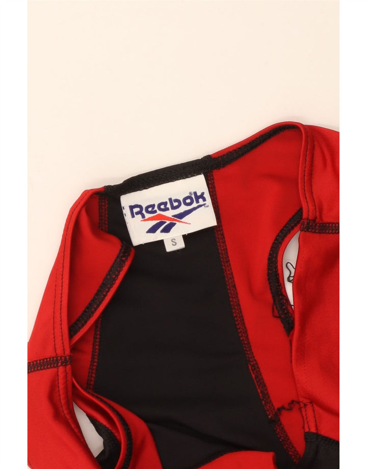 Costumi da bagno Reebok Donna UK 10 Small Nero Poliestere Colourblock