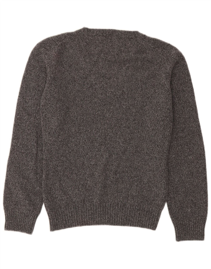 Maglione da donna con scollo a V Brooksfield IT 42 Lana screziata grigio medio