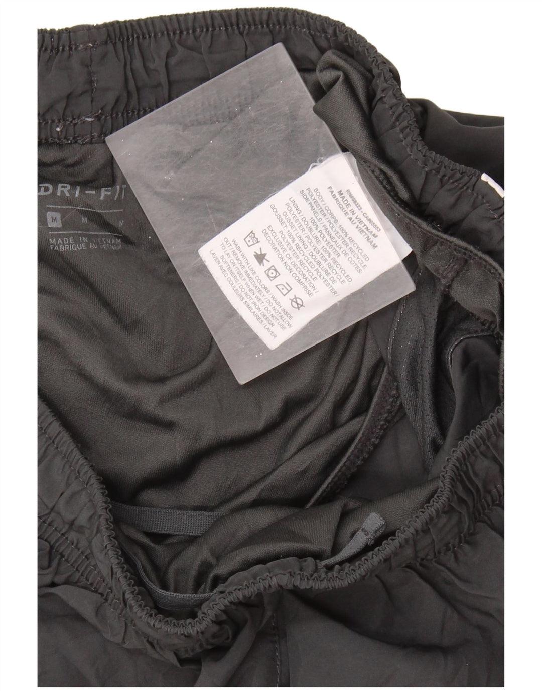 Pantaloncini sportivi NIKE Dri Fit da donna UK 12 Poliestere grigio medio