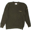 JACK & JONES Mens Crew Neck Jumper Sweater XL Khaki Vintage Jack & Jones and Second-Hand Jack & Jones from Messina Hembry 