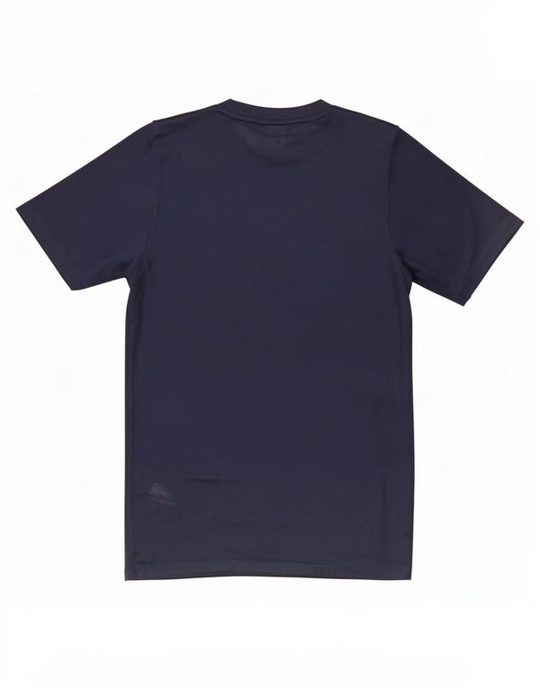 T-shirt Nike Dri Fit da uomo, piccola, in poliestere color block blu navy