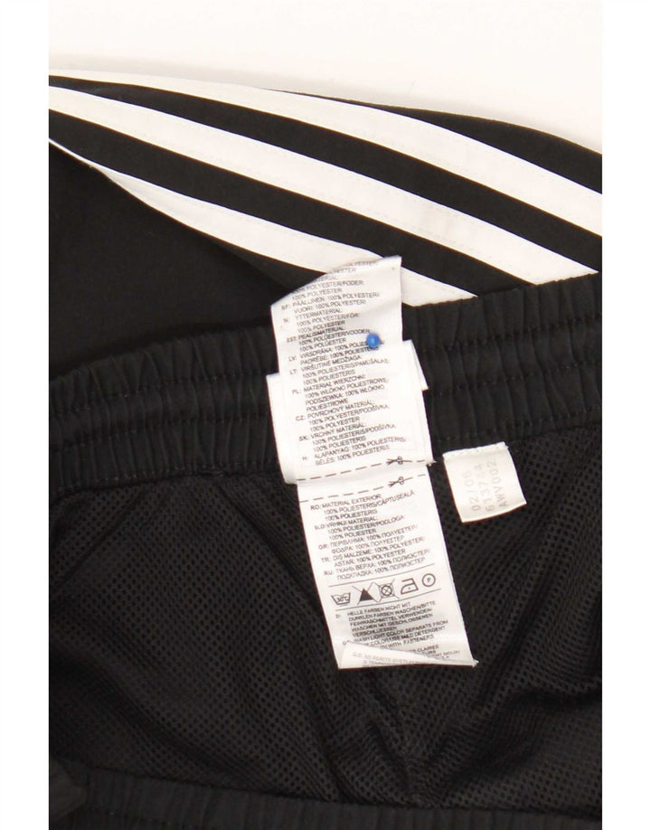 Pantaloni da tuta da uomo Adidas UK 46/48 XL Poliestere nero