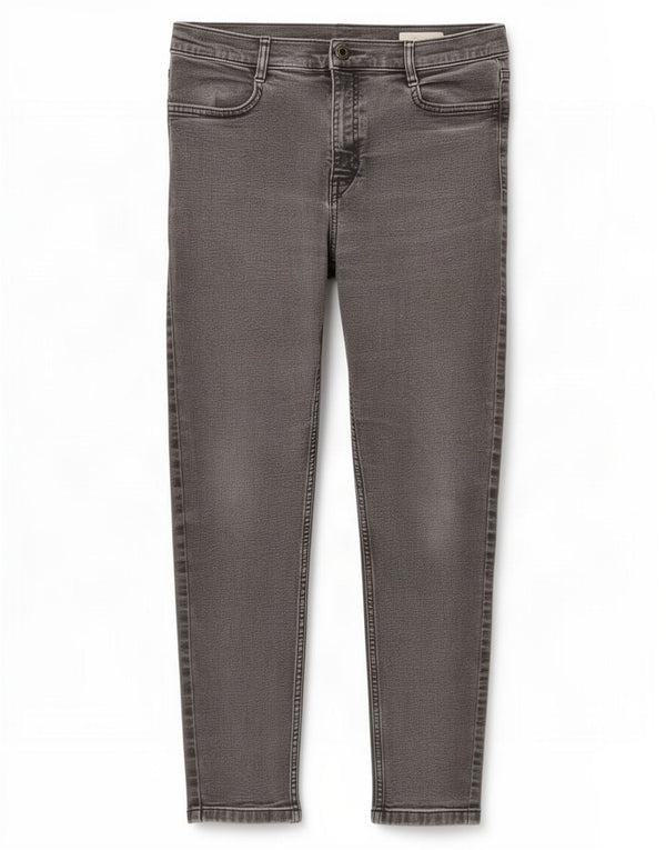 Jeans skinny corti Marks & Spencer da donna UK 14 Large W32 L25 Cotone grigio