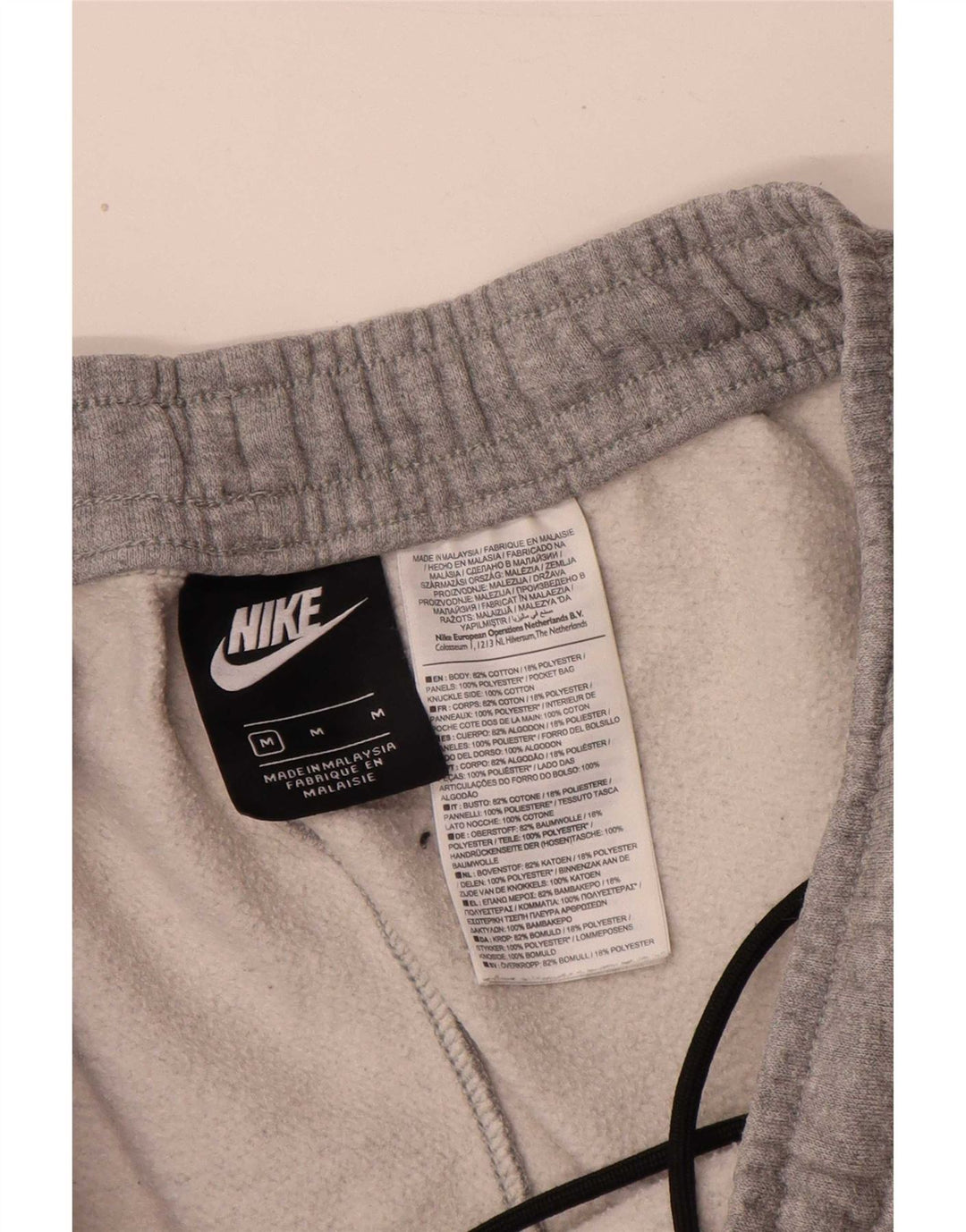 Pantaloni da tuta da uomo Nike Joggers in cotone grigio medio