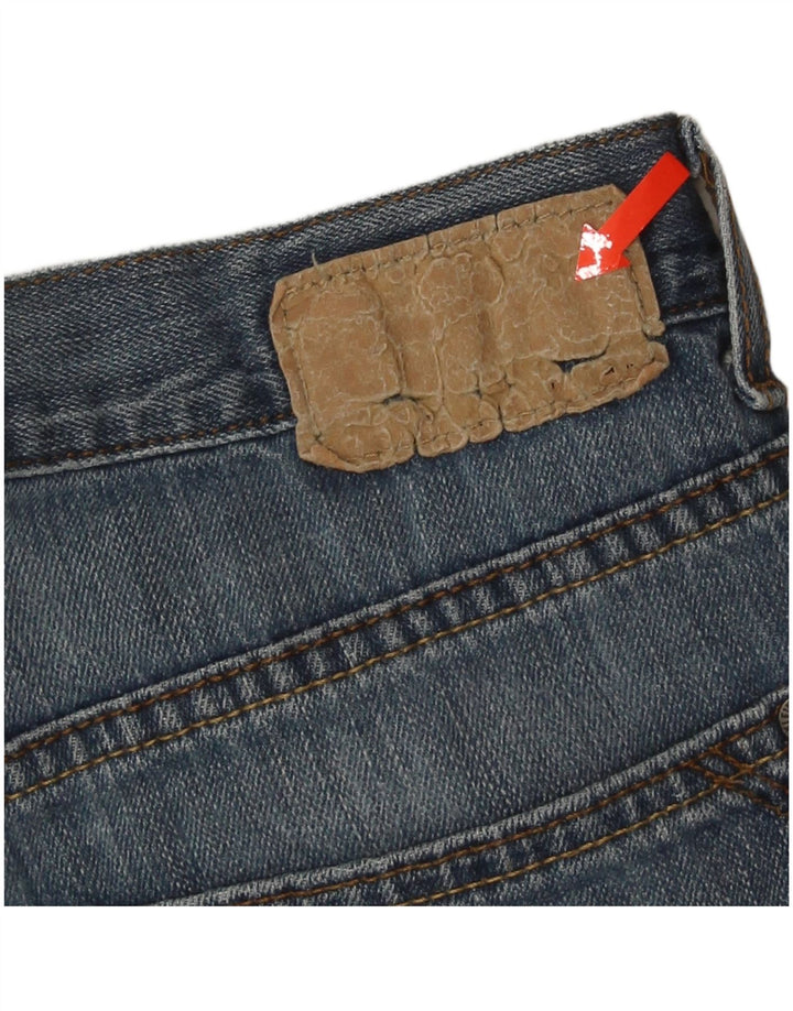 Jeans dritti da donna Calvin Klein W30 L30 cotone blu