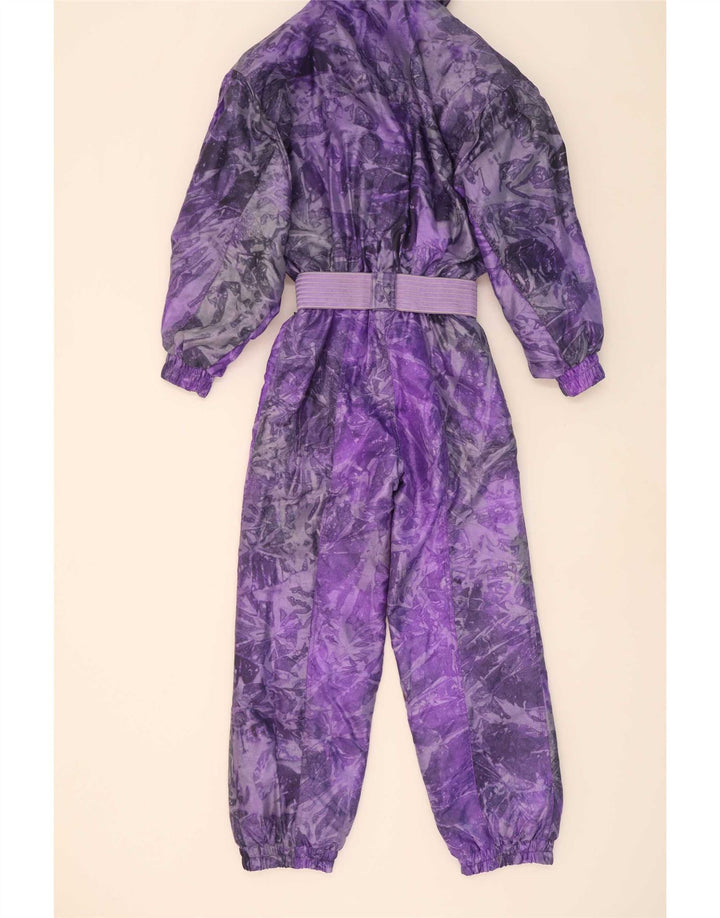 Tuta da sci oversize da donna con motivo astratto Alasca IT 38 XS Viola