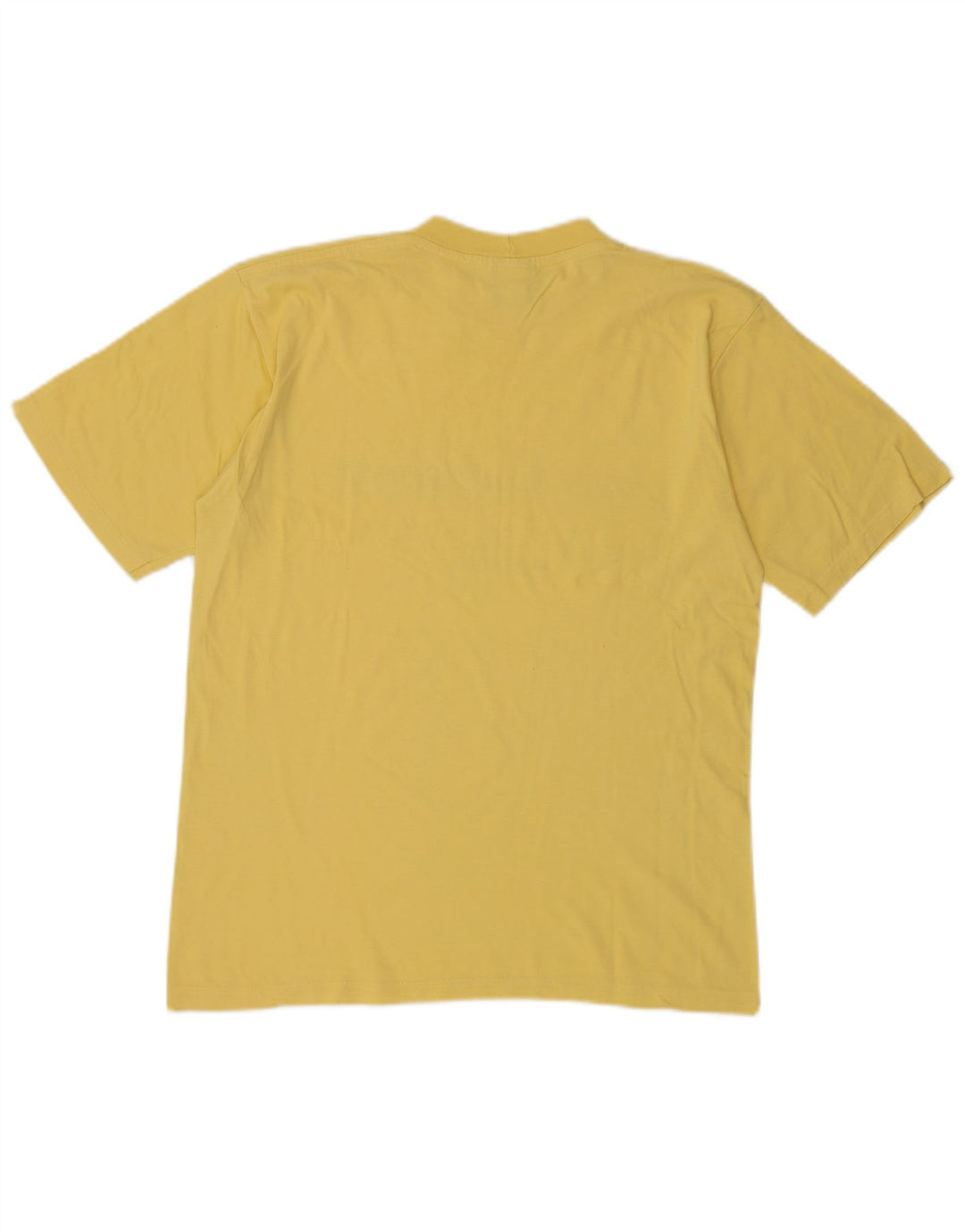 GOOSE & GANDER T-shirt grafica da uomo Top in cotone giallo medio