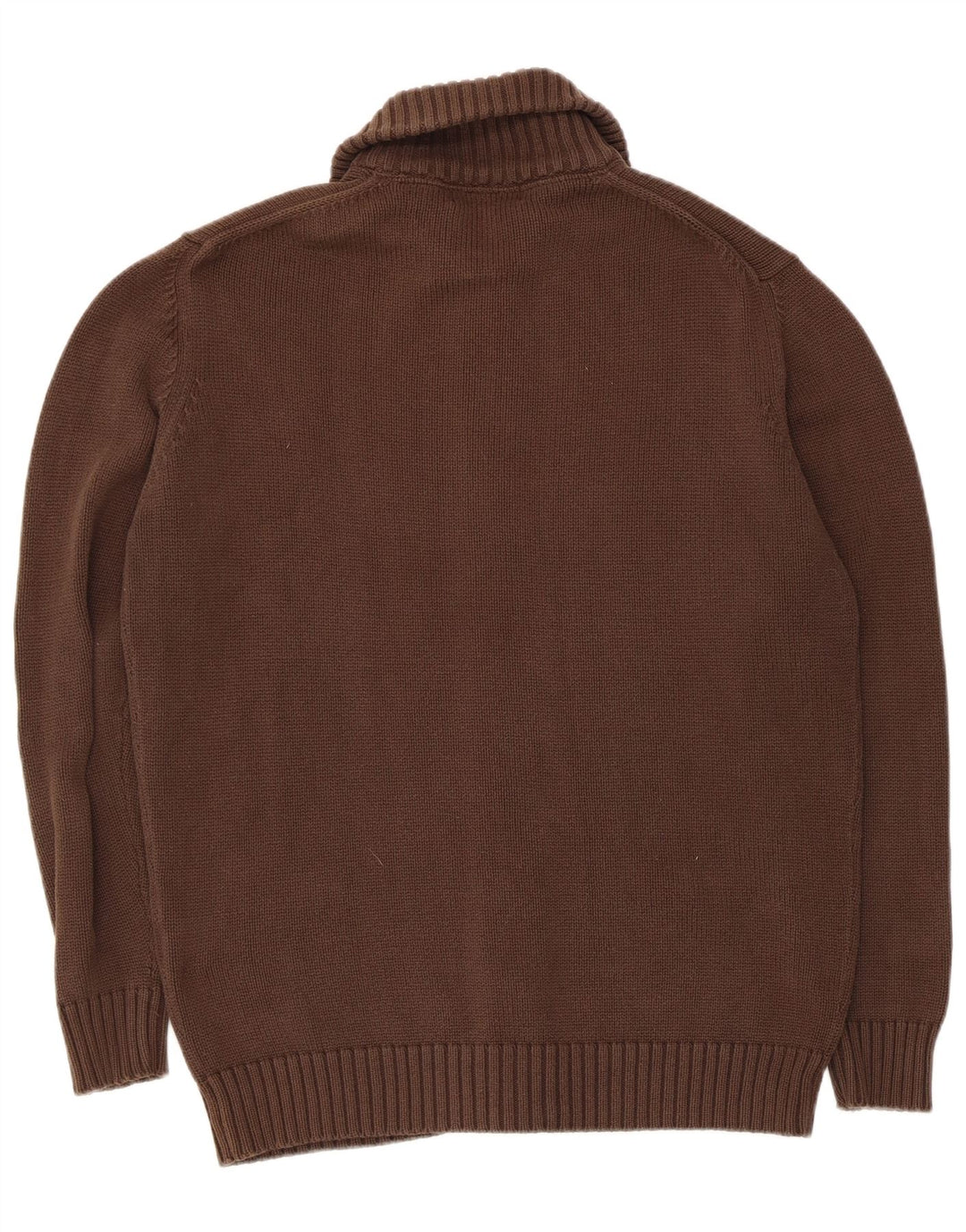 Maglione cardigan da uomo Zara XL in cotone marrone