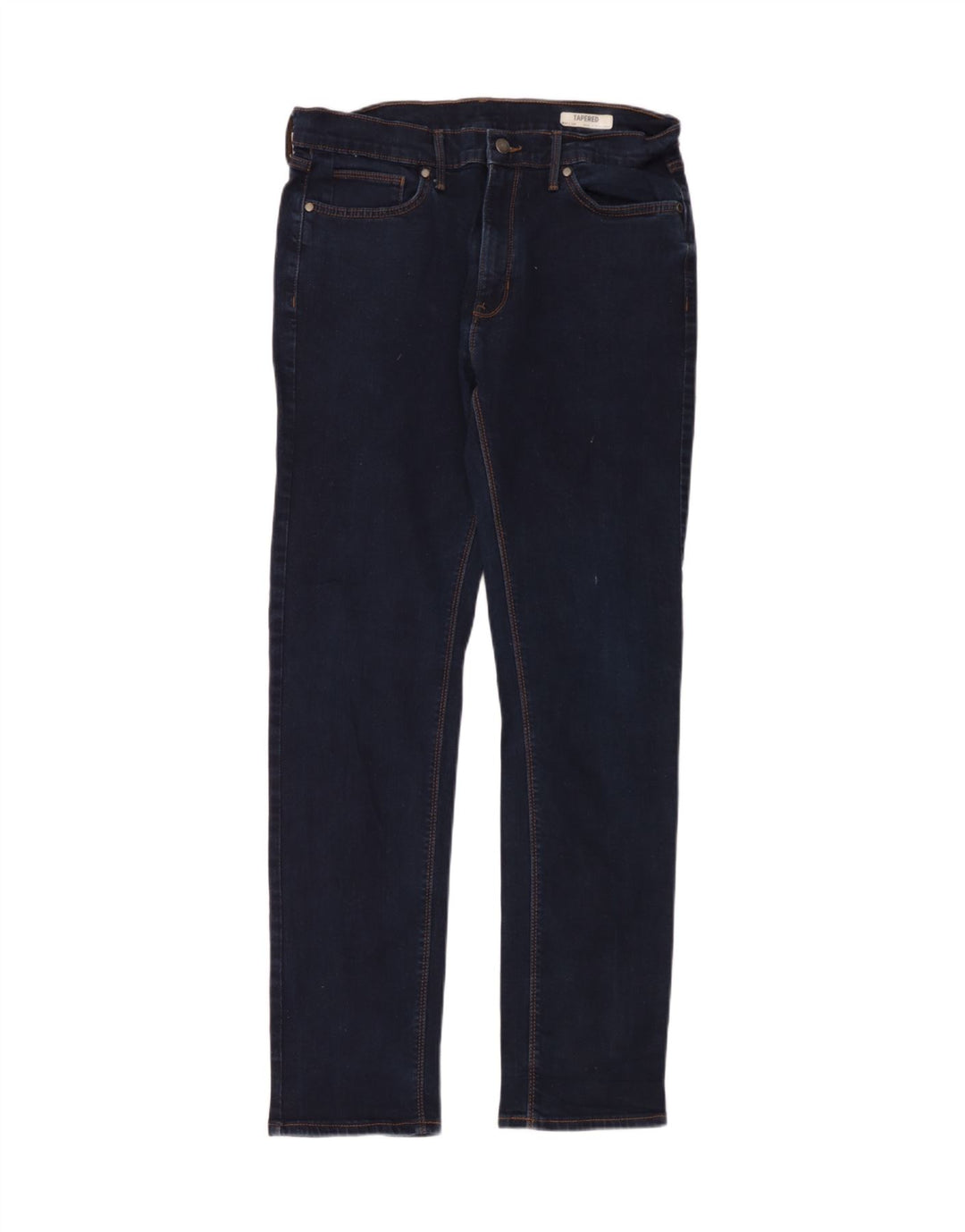 Jeans affusolati da uomo Marks & Spencer W34 L33 cotone blu navy