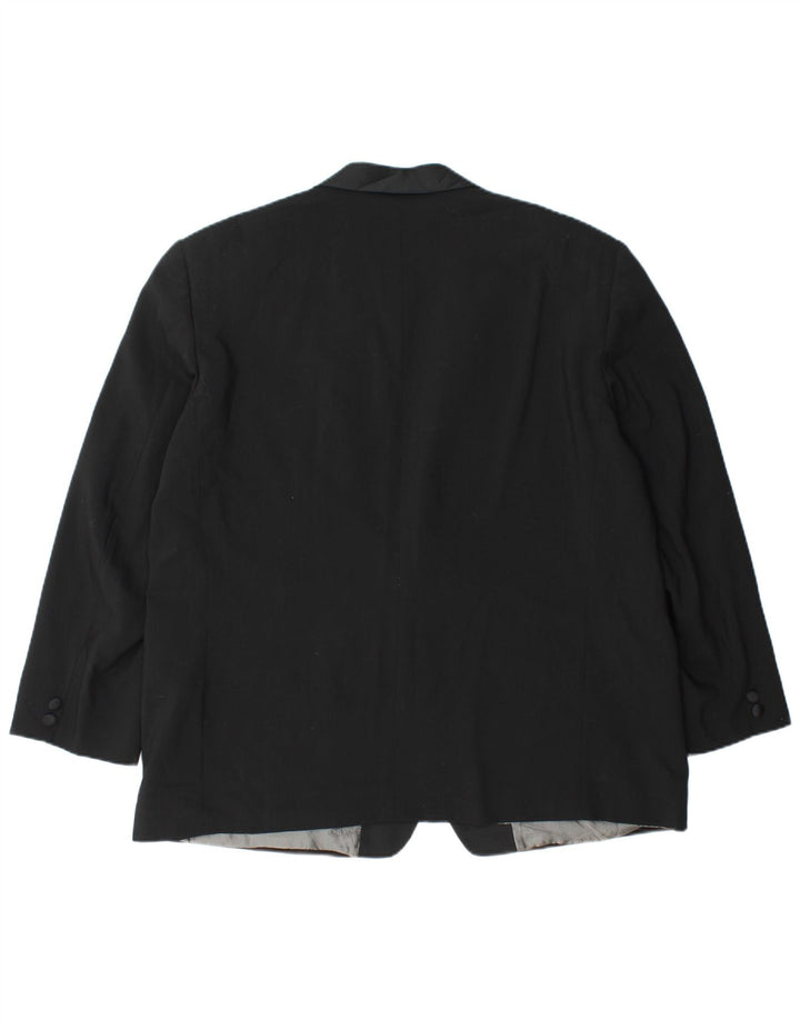 Giacca blazer da uomo a 1 bottone Lebole UK 42 XL nera