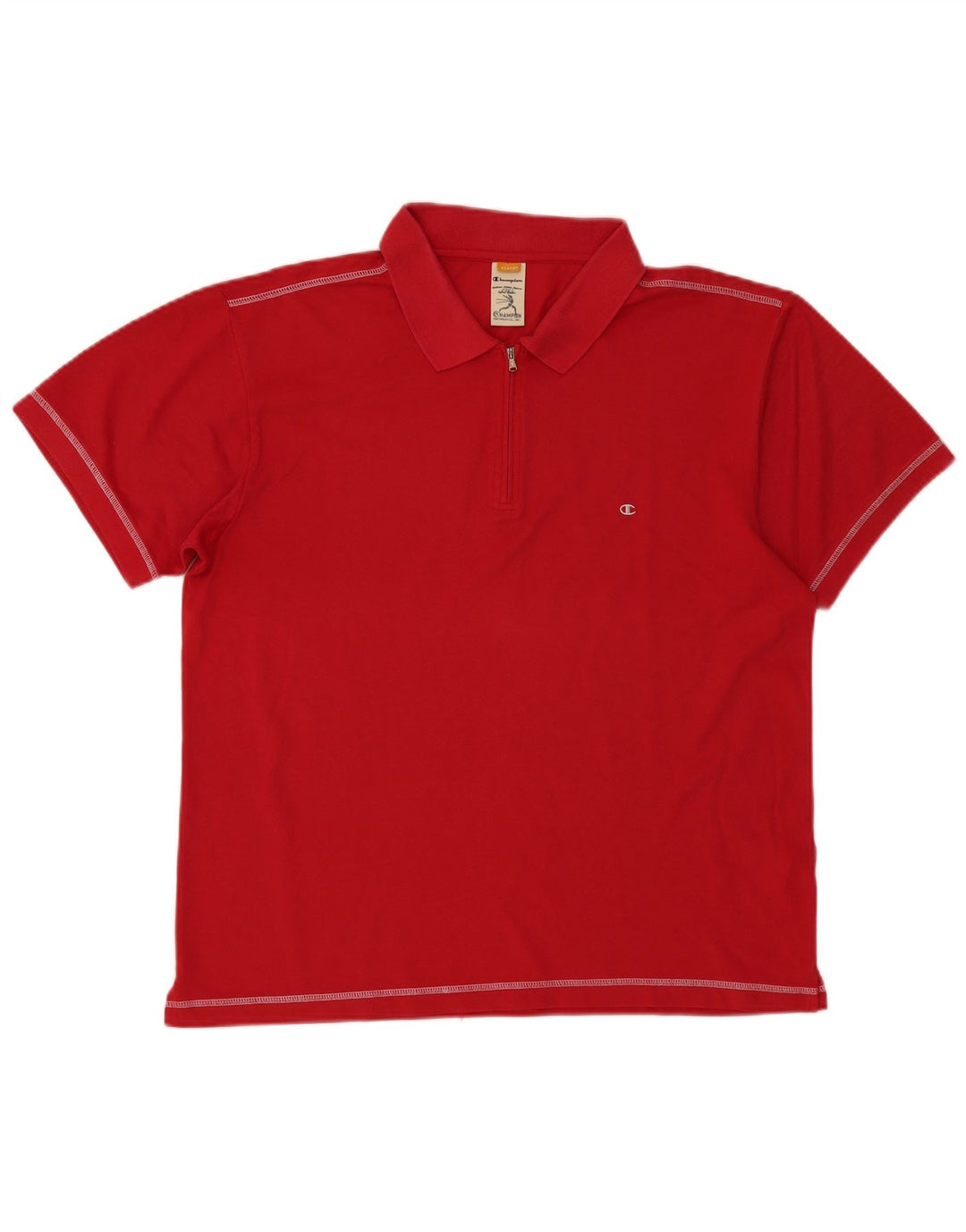 Polo da uomo Champion XL in cotone rosso