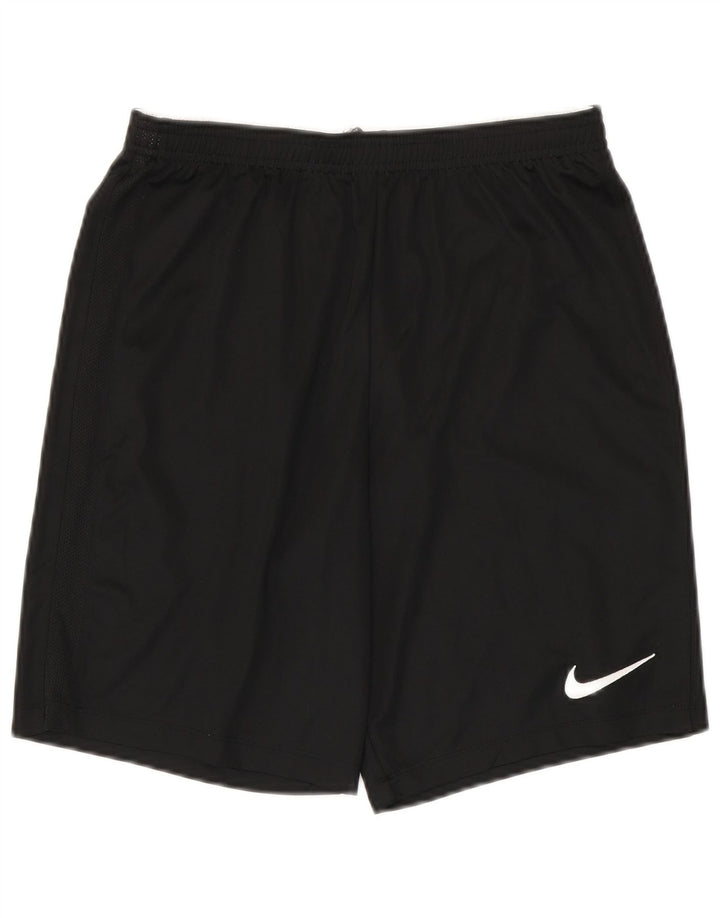Pantaloncini sportivi Nike Dri Fit da uomo, poliestere medio nero