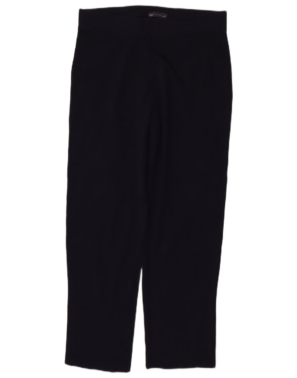 Pantaloni giacca a vento da donna Marks & Spencer UK 16 grandi cotone blu navy