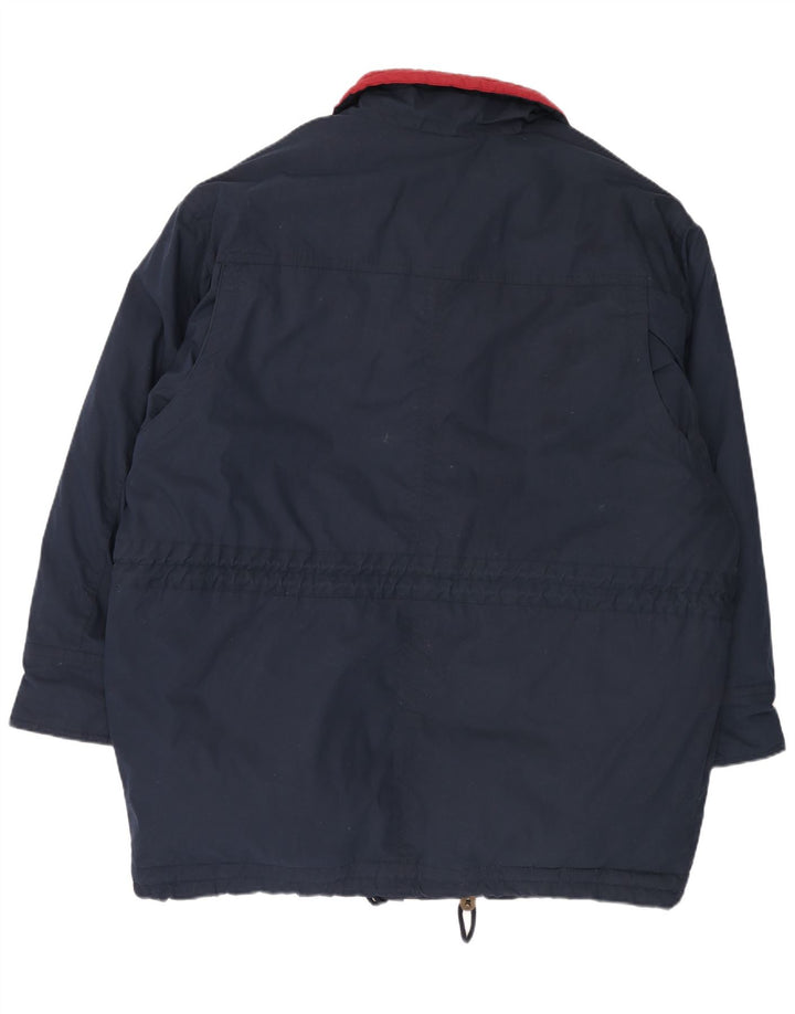 Conte Massimo Giubbotto Imbottito Uomo IT 56 3XL Blu Navy Colourblock Cotone