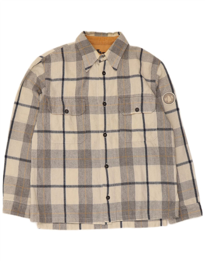 Murphy & Nye Camicia da uomo in flanella Piccolo acrilico a quadri multicolore