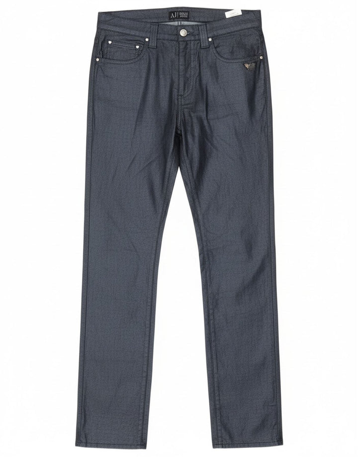 Jeans slim da donna Armani W29 L32 cotone blu navy