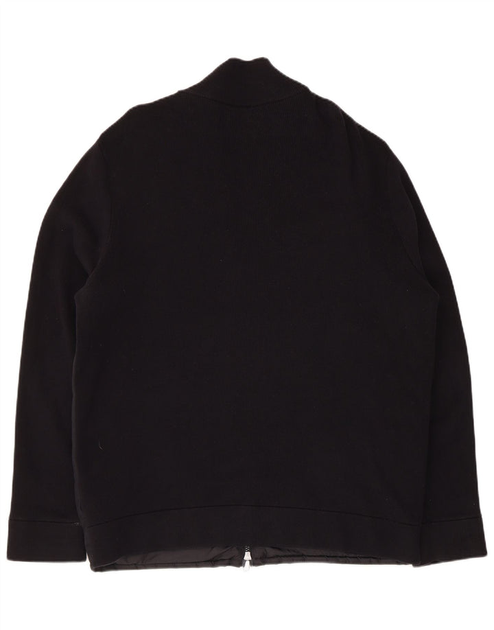 Giubbotto bomber da uomo Massimo Dutti UK 42 XL cotone nero