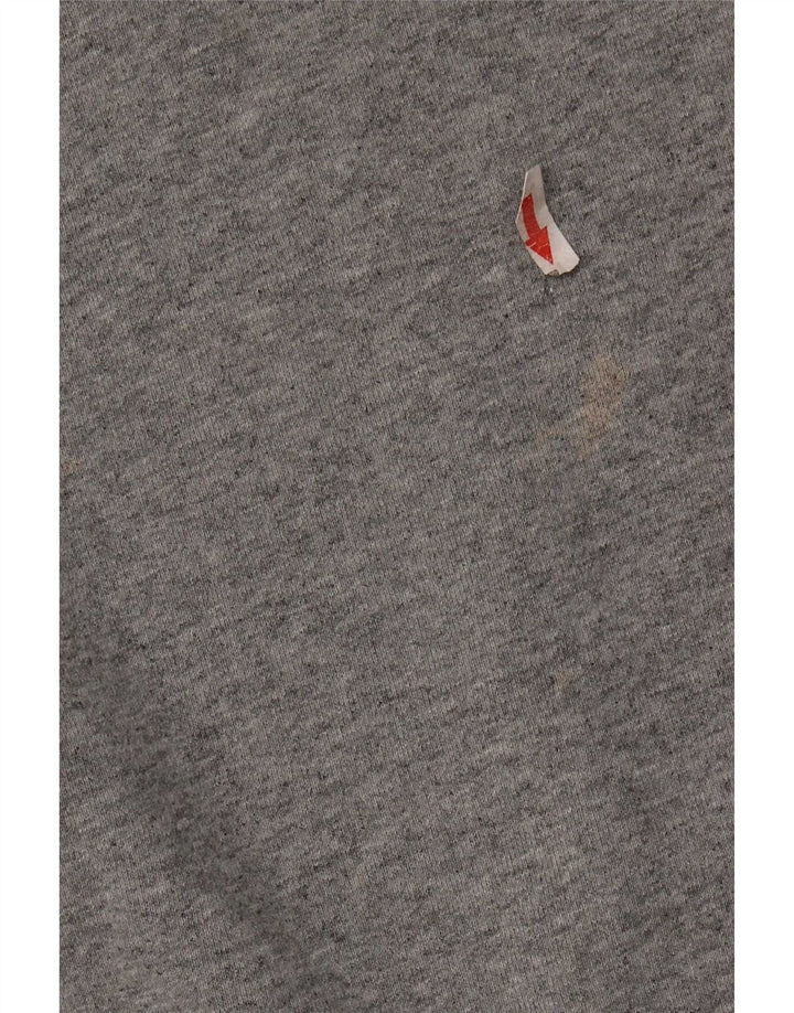 Felpa da donna Adidas Jumper UK 12/14 Cotone grigio medio
