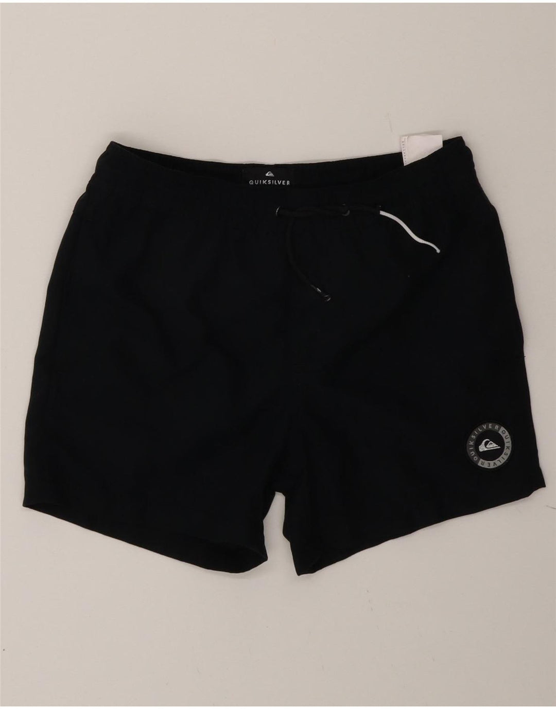 Pantaloncini da bagno Quiksilver per ragazzi 11-12 anni medio poliestere nero
