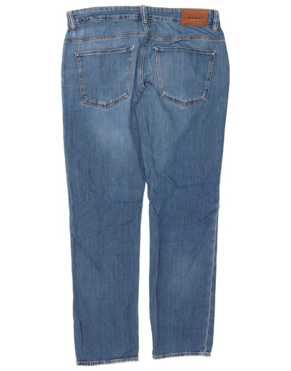 Jeans slim da uomo Hugo Boss Delaware W40 L32 Blu