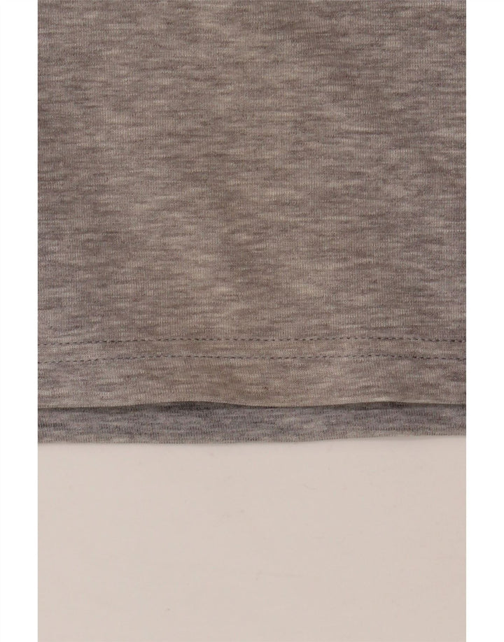 Pantaloncini sportivi da uomo Adidas in cotone grigio medio