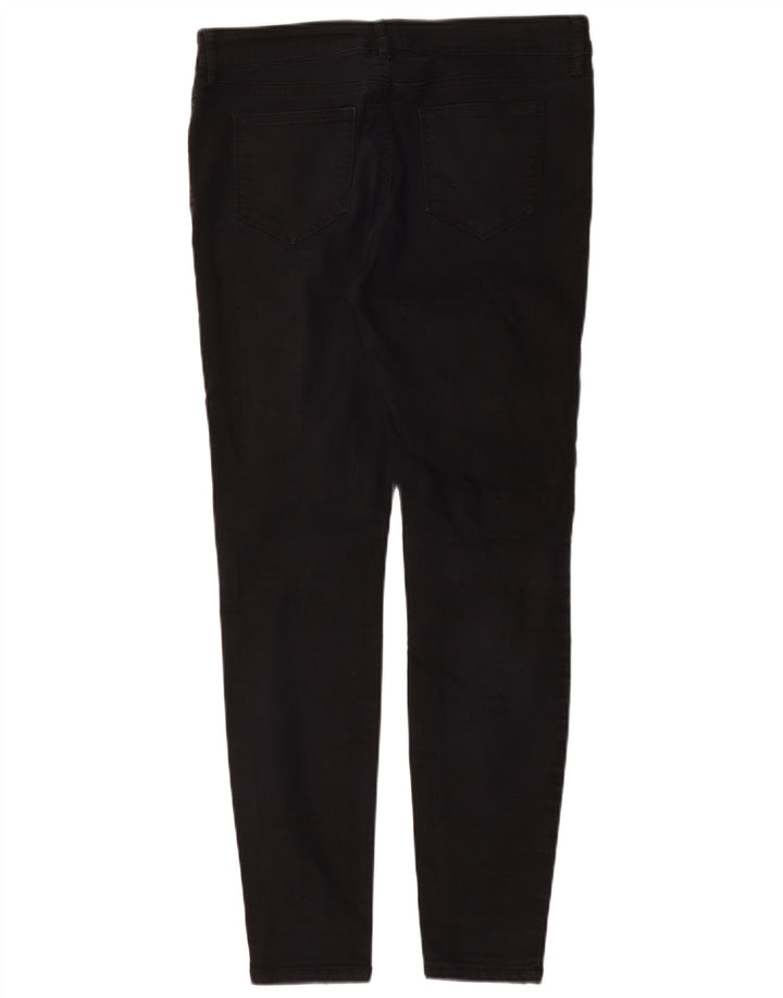 Jeans Jegging da donna Fat Face UK 12 Medio W32 L29 Cotone nero