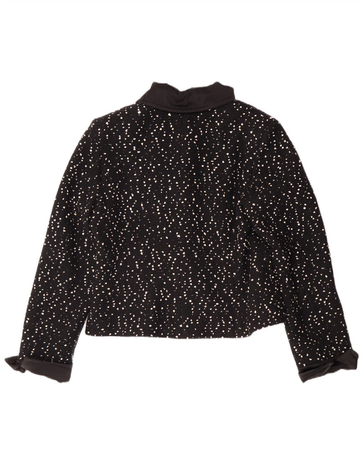 Giacca Bolero Donna RENATO BALESTRA IT 44 Medio Nero Lana Macchiata