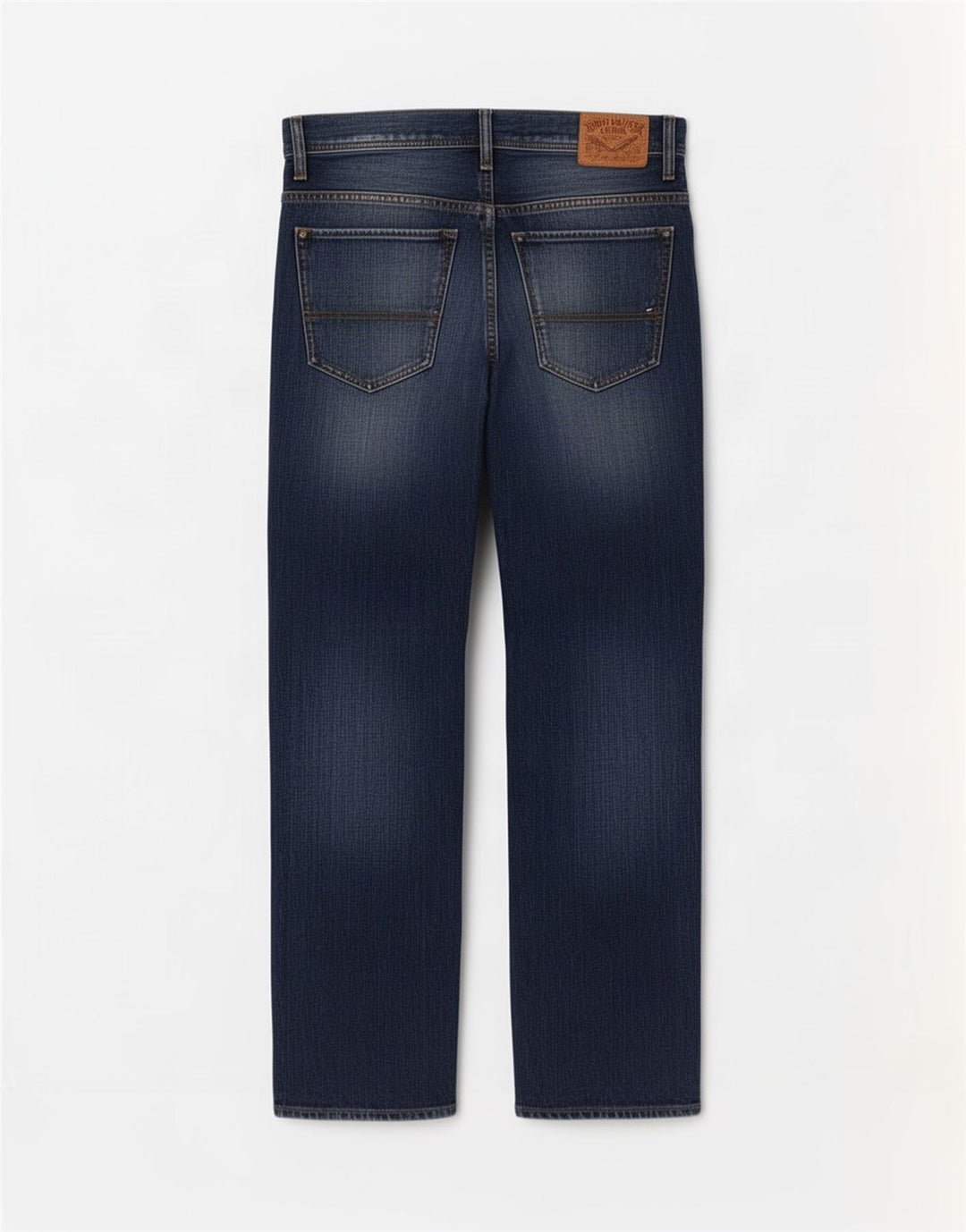 Tommy Hilfiger Uomo Ryder Zip Regular Jeans dritti W36 L32 Blu