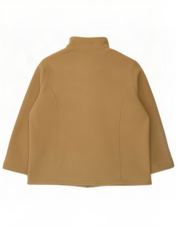 Giacca in pile da donna Marks & Spencer UK 20 2XL Poliestere beige