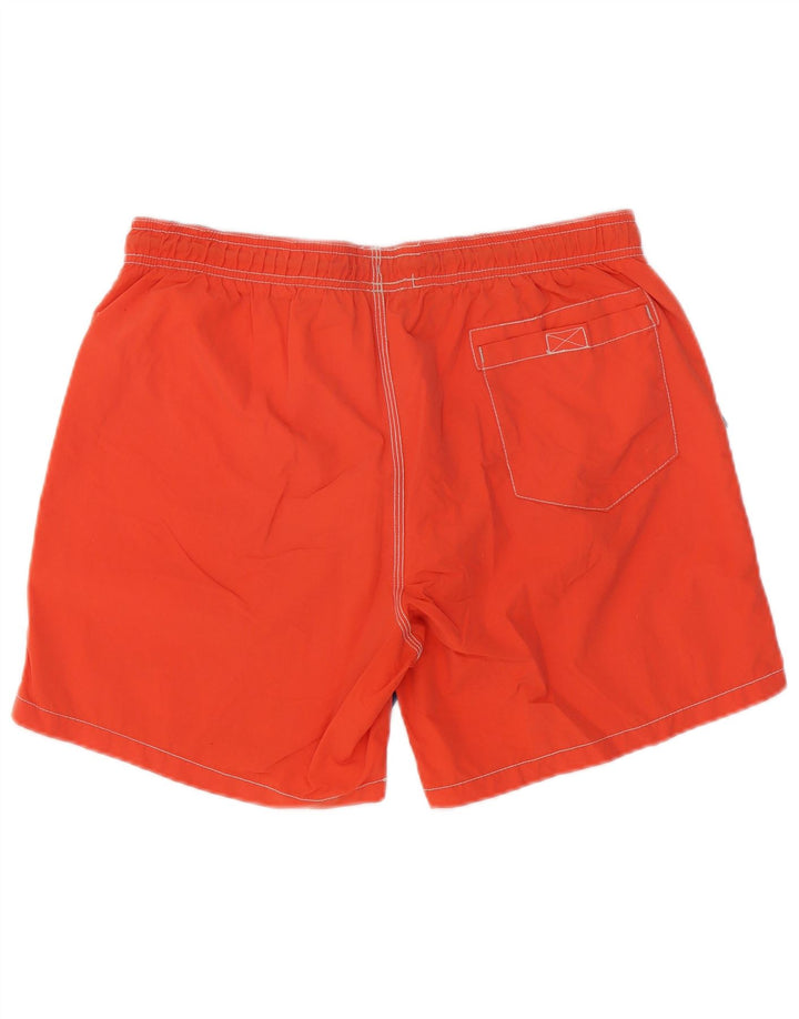 Pantaloncini da bagno da uomo Napapijri grandi in poliestere arancione