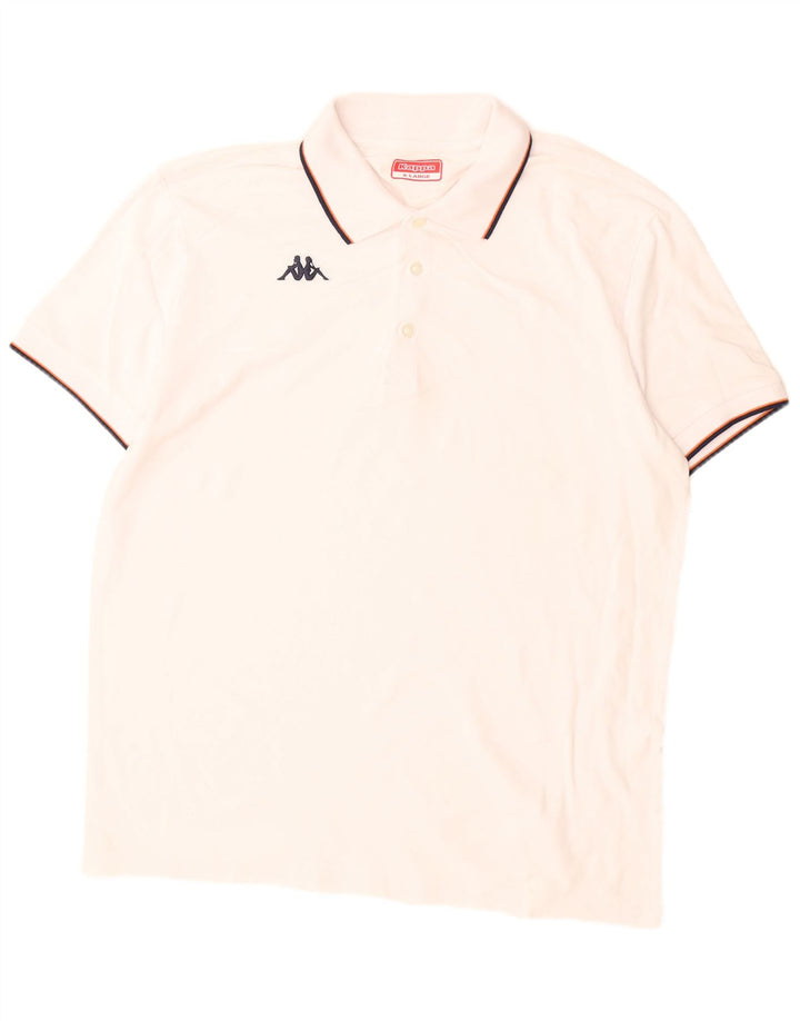 Polo Kappa Uomo XL Bianca