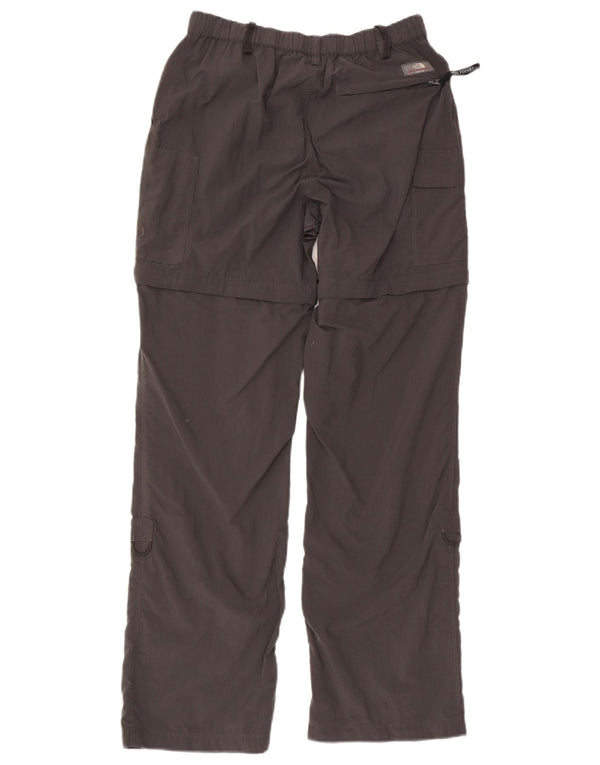 Pantaloni cargo dritti da donna The North Face piccoli W28 L31 nylon grigio