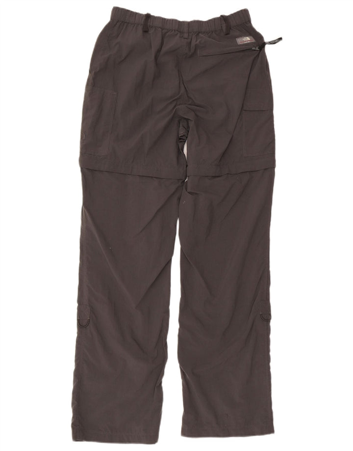 Pantaloni cargo dritti da donna The North Face piccoli W28 L31 nylon grigio