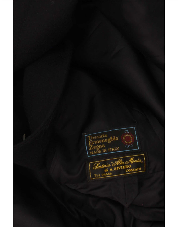 Cappotto da uomo Ermenegildo Zegna UK 36 Small Blu Navy