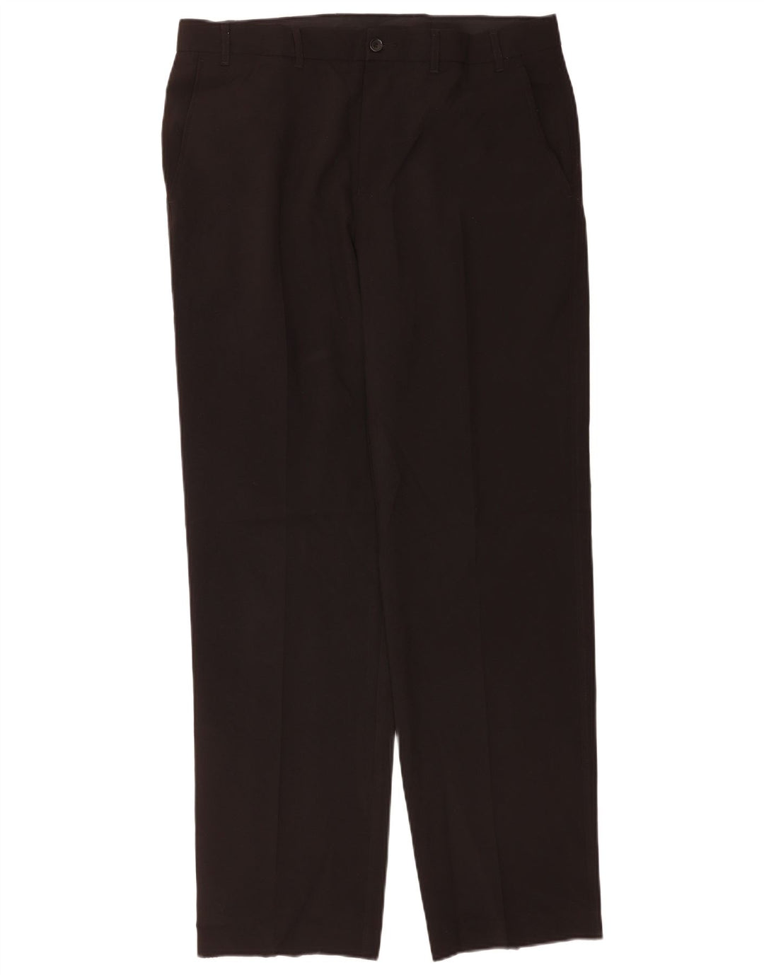 Pantaloni chino dritti su misura da uomo Marks & Spencer W36 L33 neri
