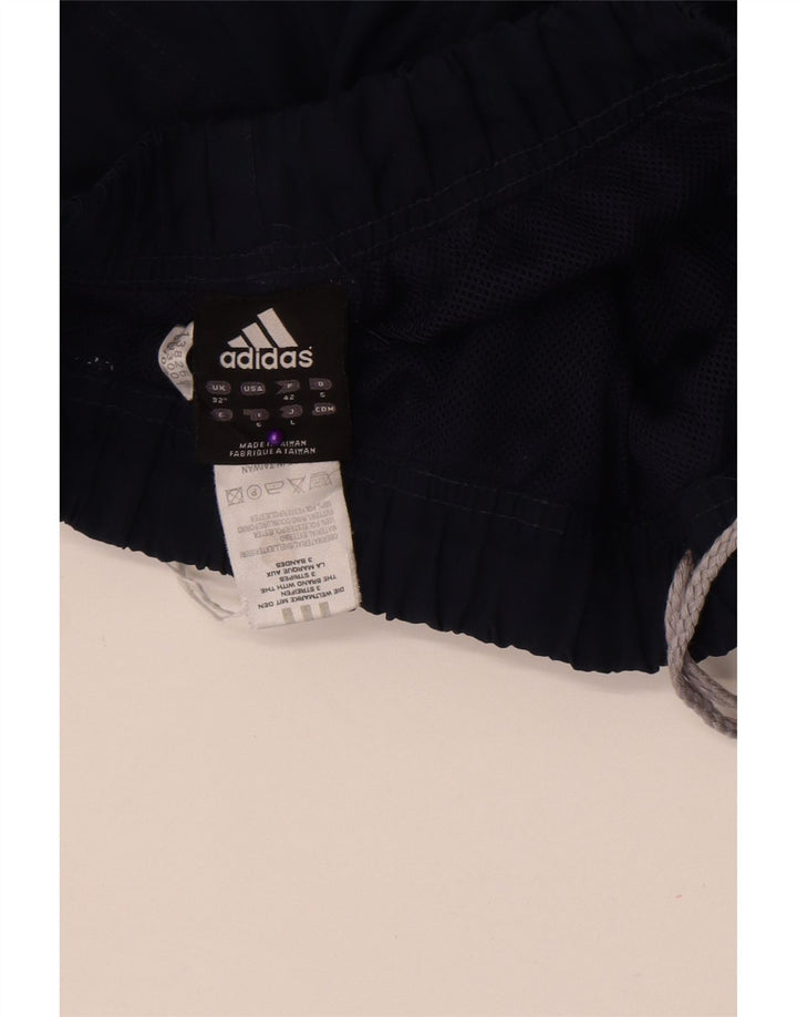 Pantaloni da tuta da uomo Adidas Joggers medi in poliestere blu navy