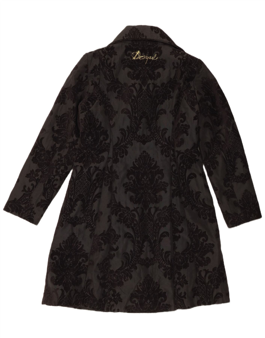 Soprabito da donna Desigual EU 42 grande poliestere floreale nero